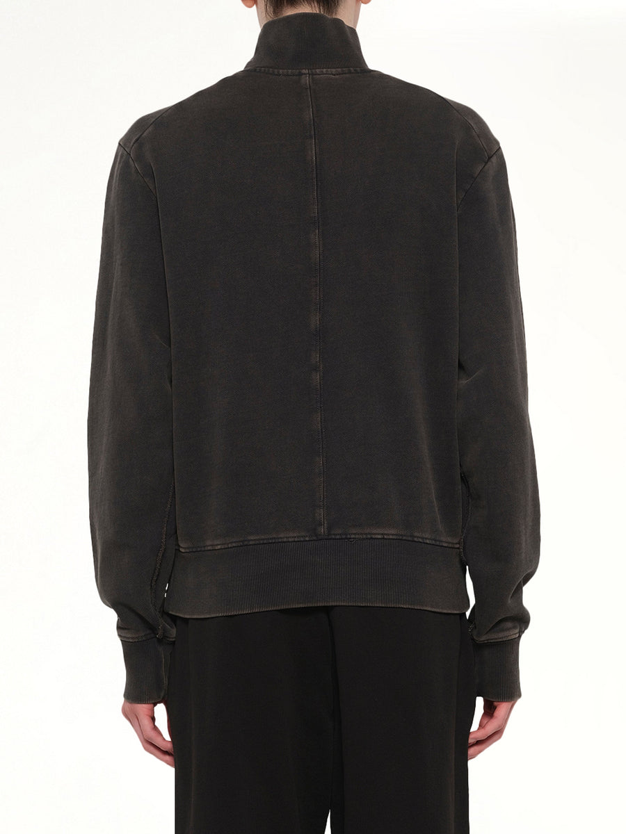 Port Pullover in Washed Black