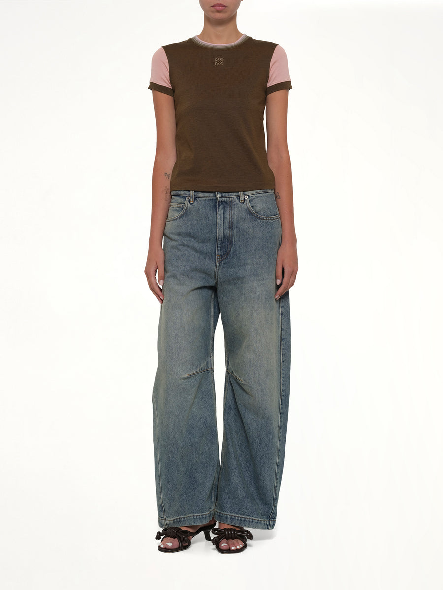 Small Fit T-Shirt in Khaki