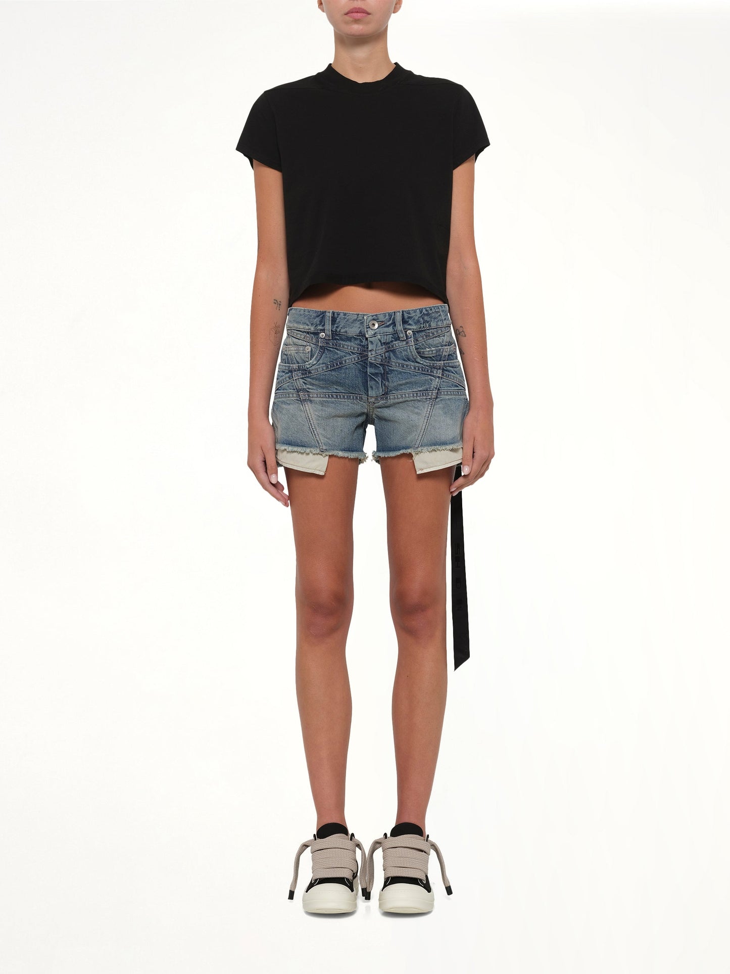 Lana Cut Offs in Washed Indigo