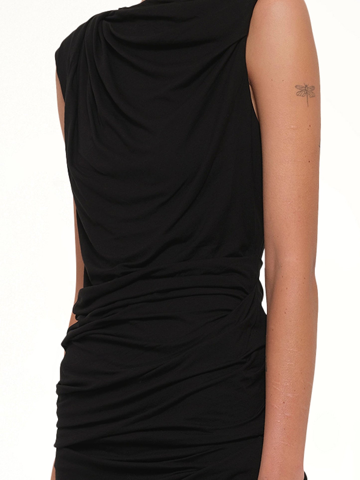 Drape Tank in Black