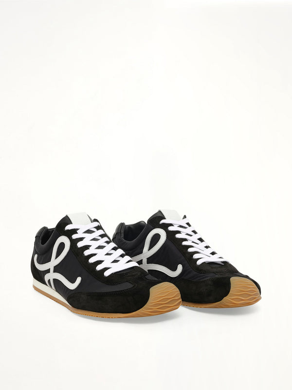 Ballet Runner 2.0 in Black/White Front View | LOEWE
