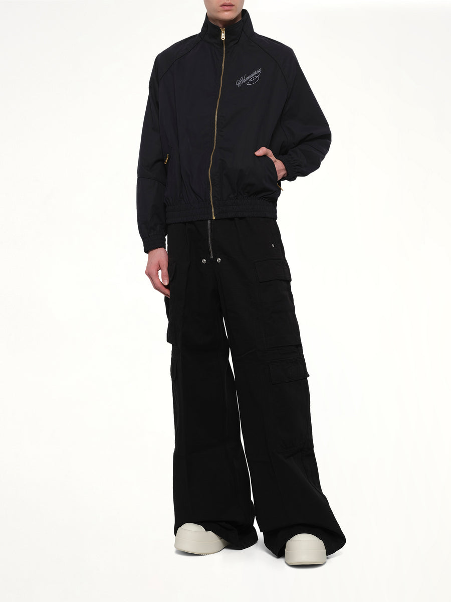 Ruff Rider Track Jacket in Black