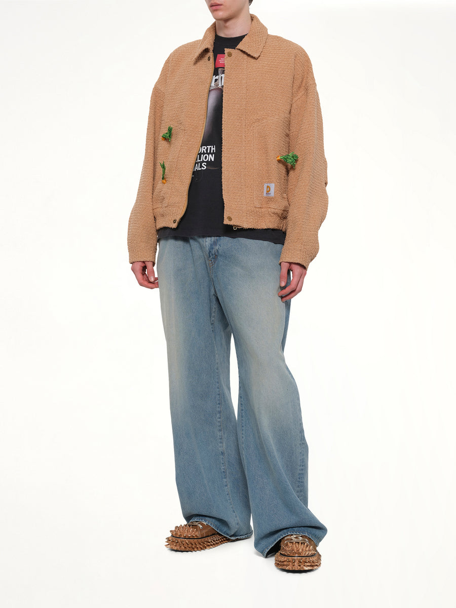 Tilled Field Work Jacket in Camel