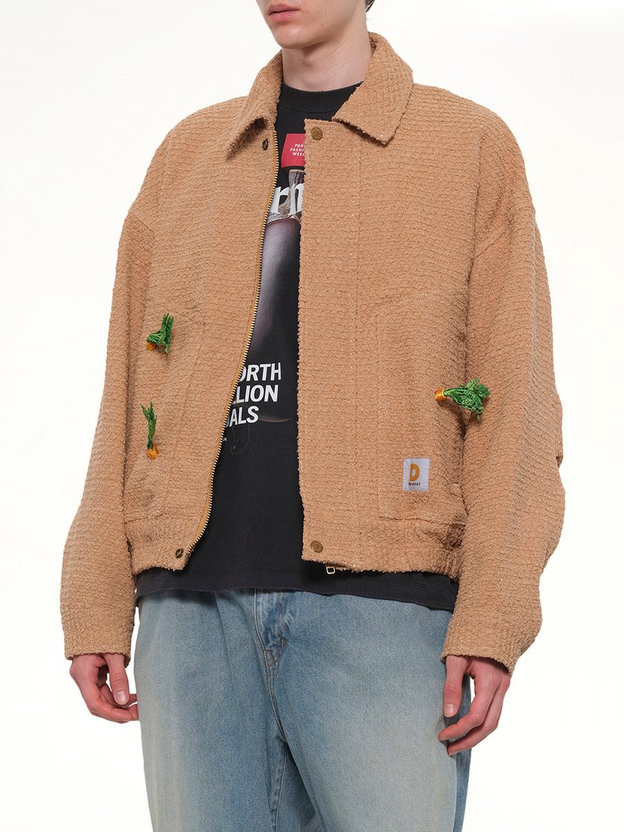 Tilled Field Work Jacket in Camel