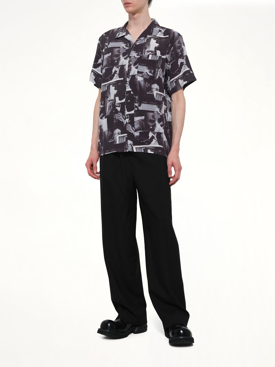 Printed Still Shirt in Black