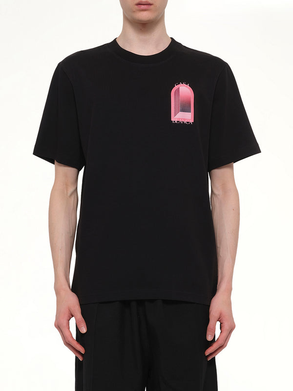 ブラックのアーチズ クラシック Tシャツ