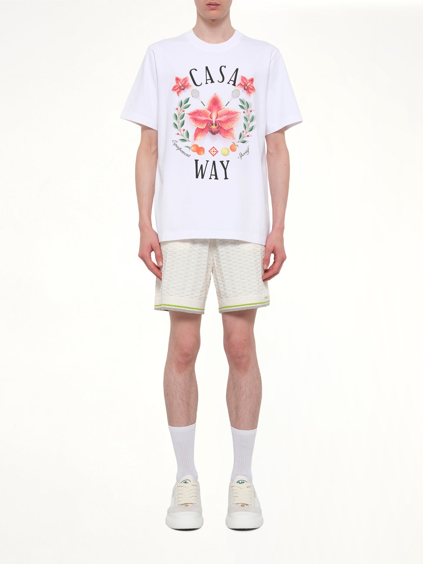 Casa Way Orchid Classic T-Shirt in White