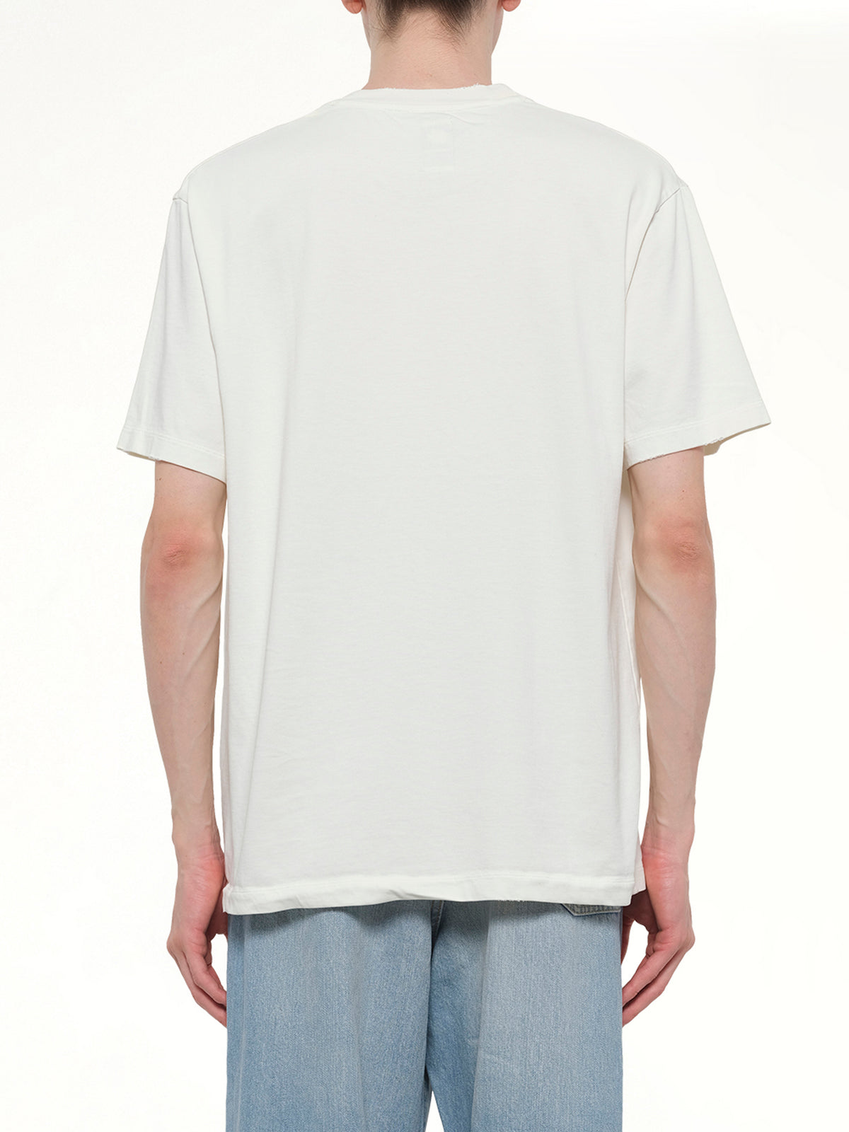 Faded Collegiate T-Shirt in White