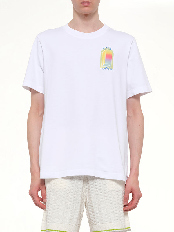 ホワイトのラルシュ クラシック Tシャツ