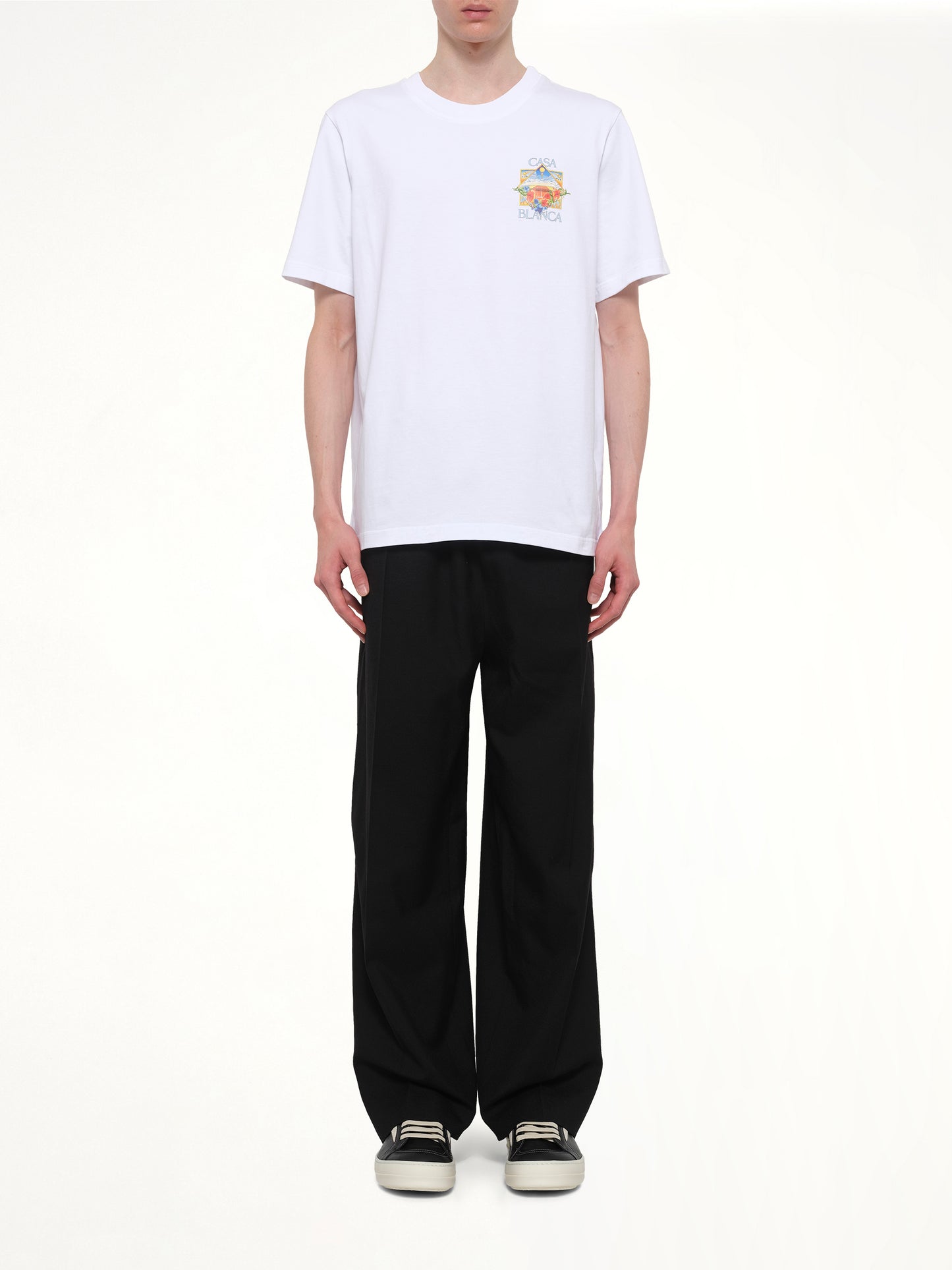 Tennis Landscape 2 Classic T-Shirt in White