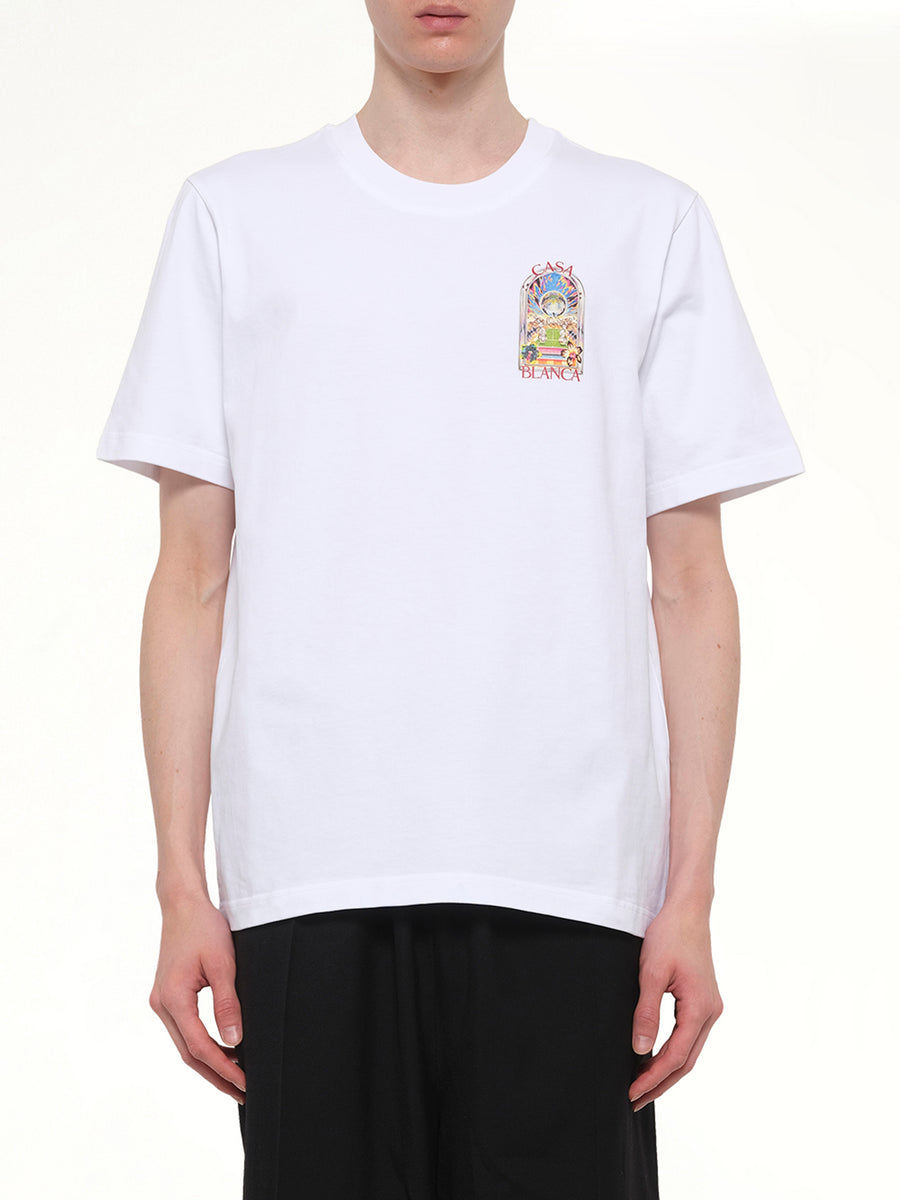 Tennis Landscape Classic T-Shirt in White