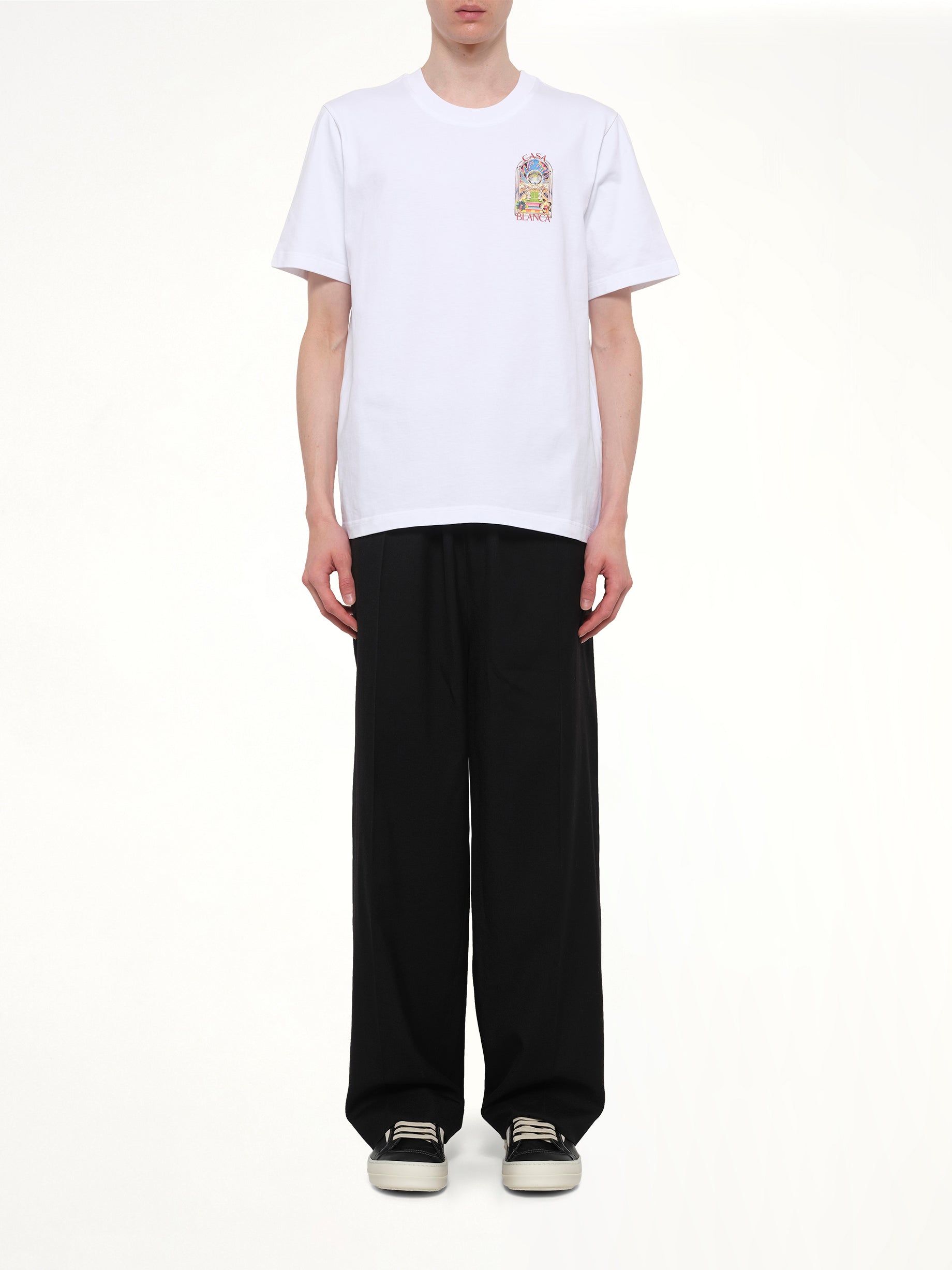 Tennis Landscape Classic T-Shirt in White
