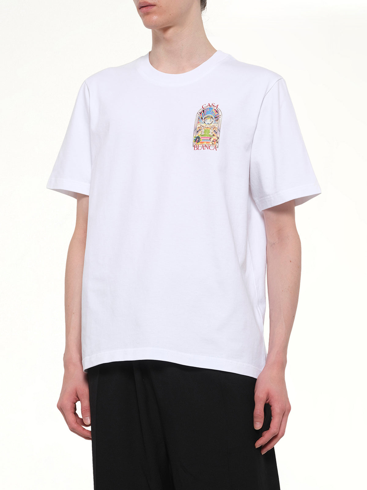 Tennis Landscape Classic T-Shirt in White