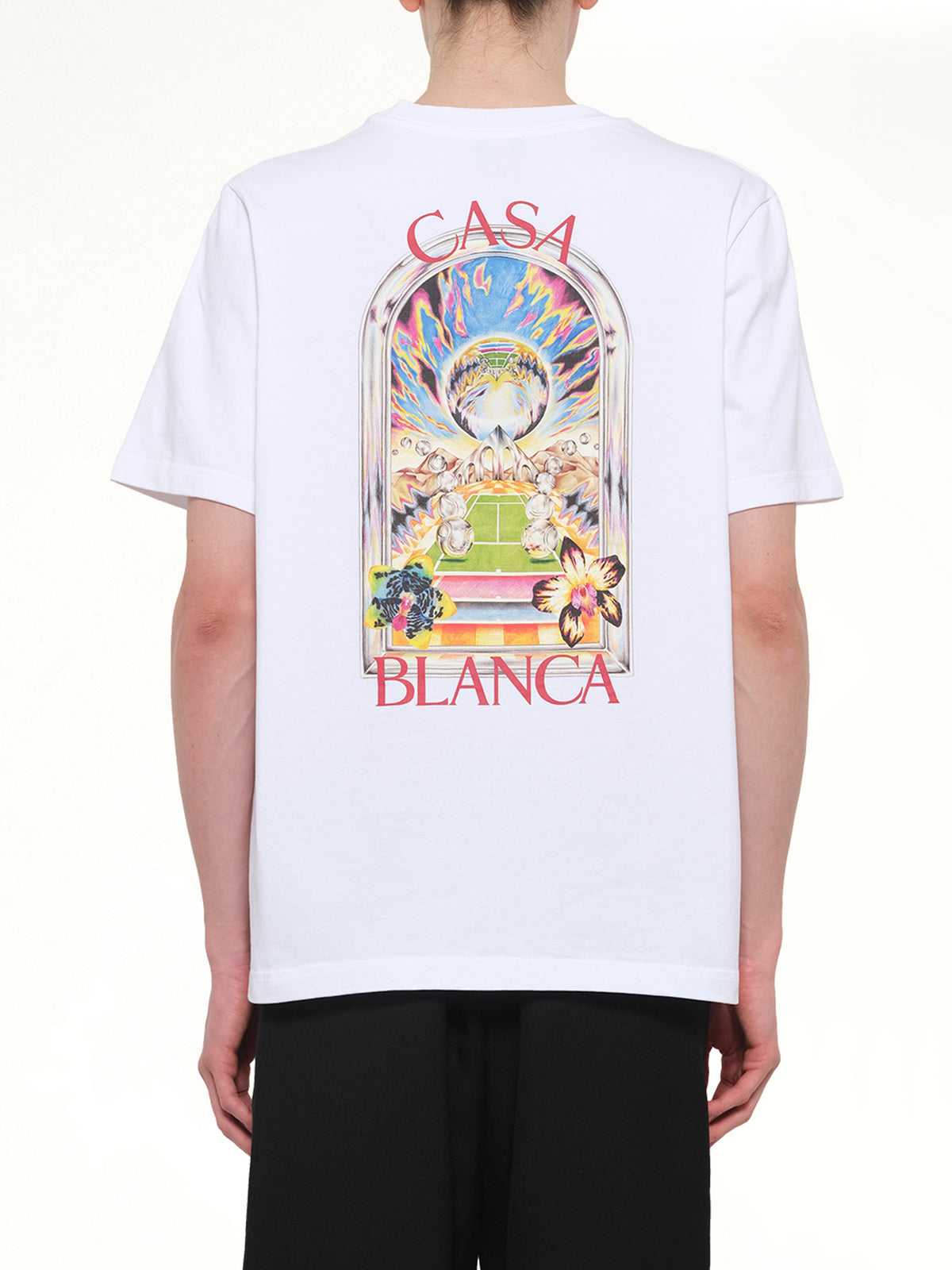 Tennis Landscape Classic T-Shirt in White