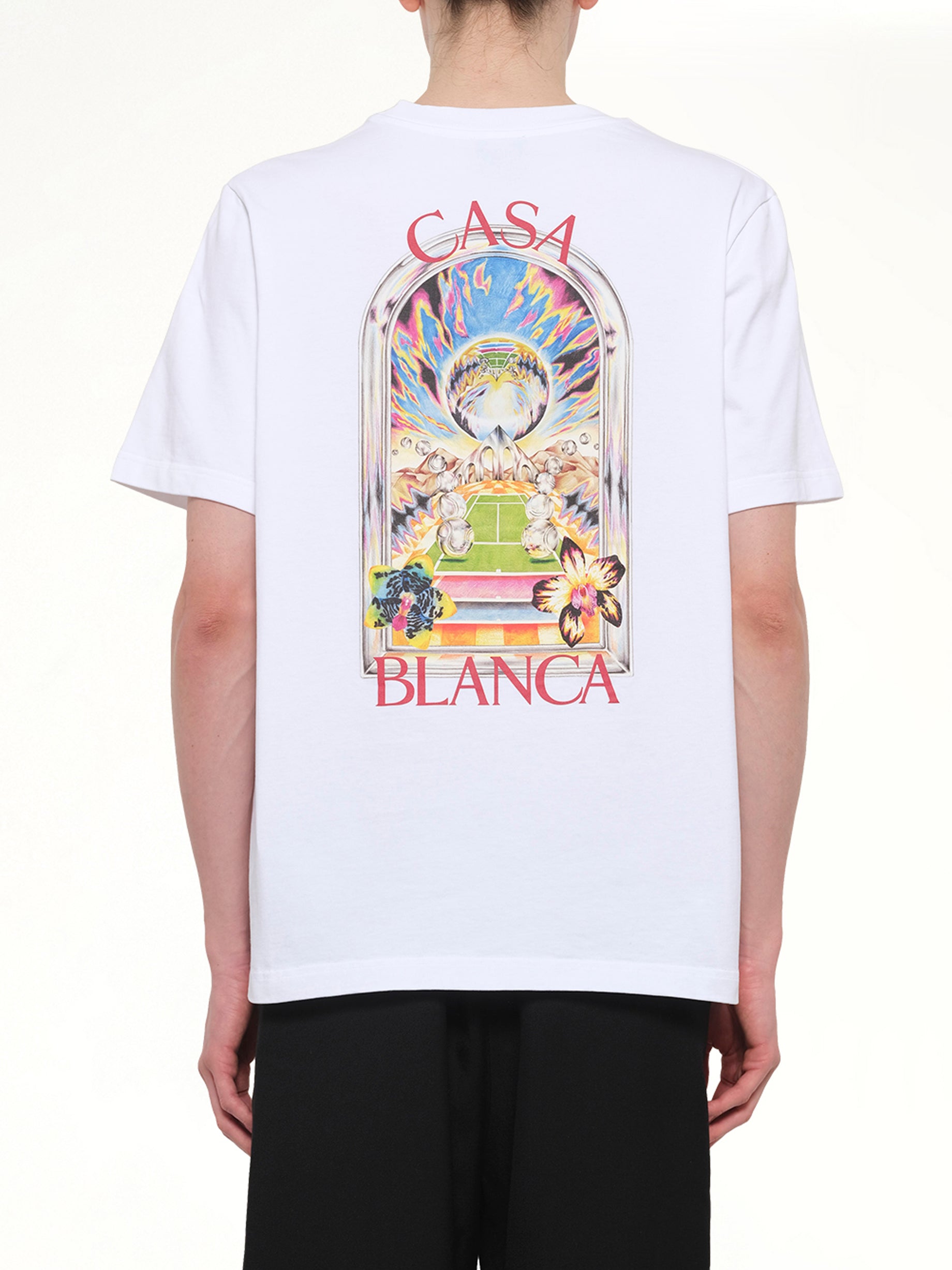 Tennis Landscape Classic T-Shirt in White