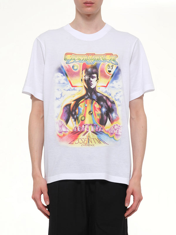 ホワイトのザ エッセンシャル エクスペリエンス クラシック Tシャツ