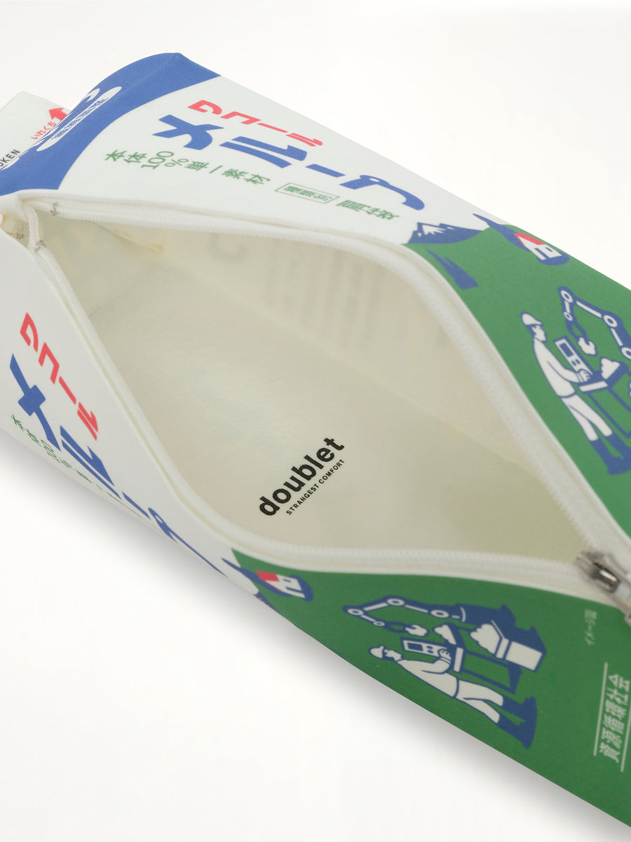 Milk Carton Bag in White