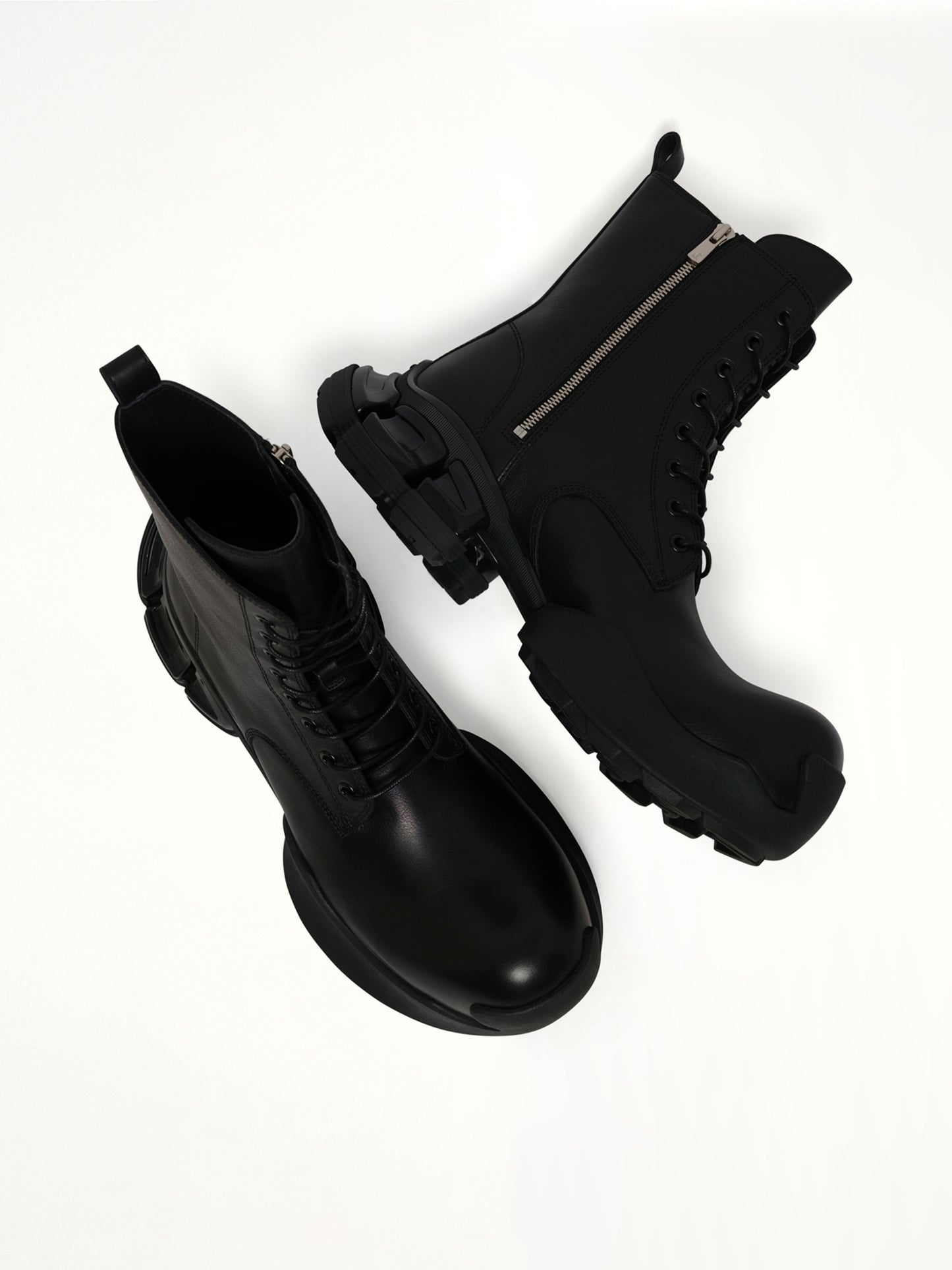 The Core Combat Boots in Black