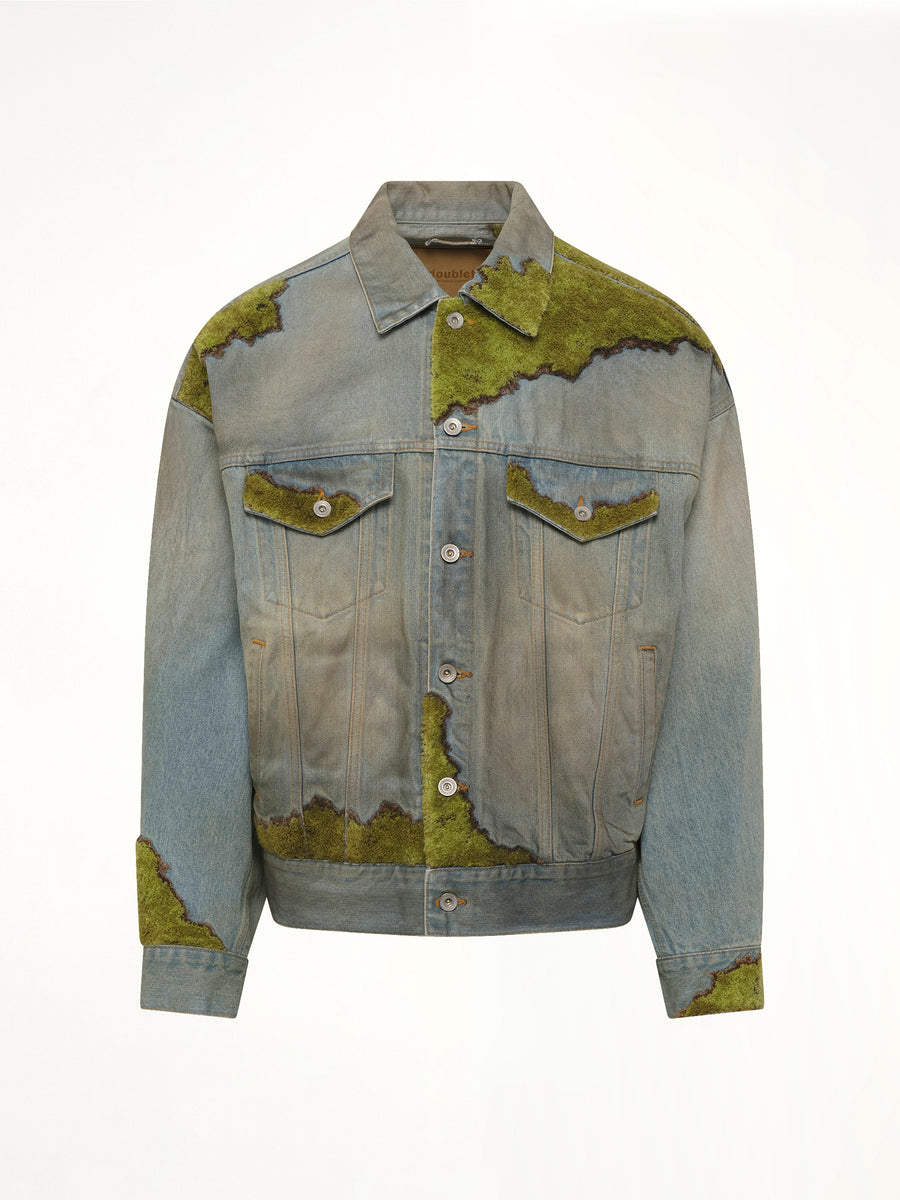 Moss-Grown Denim Jacket in Indigo