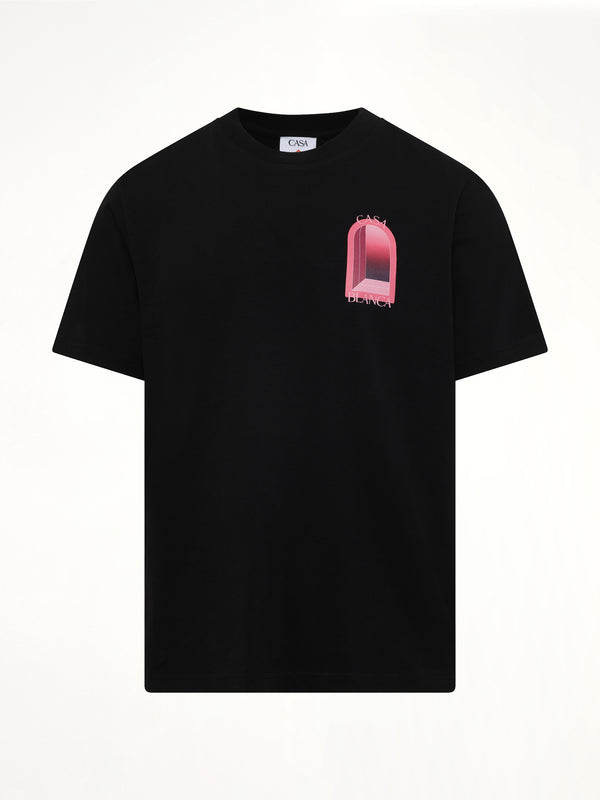 ブラックのアーチズ クラシック Tシャツ