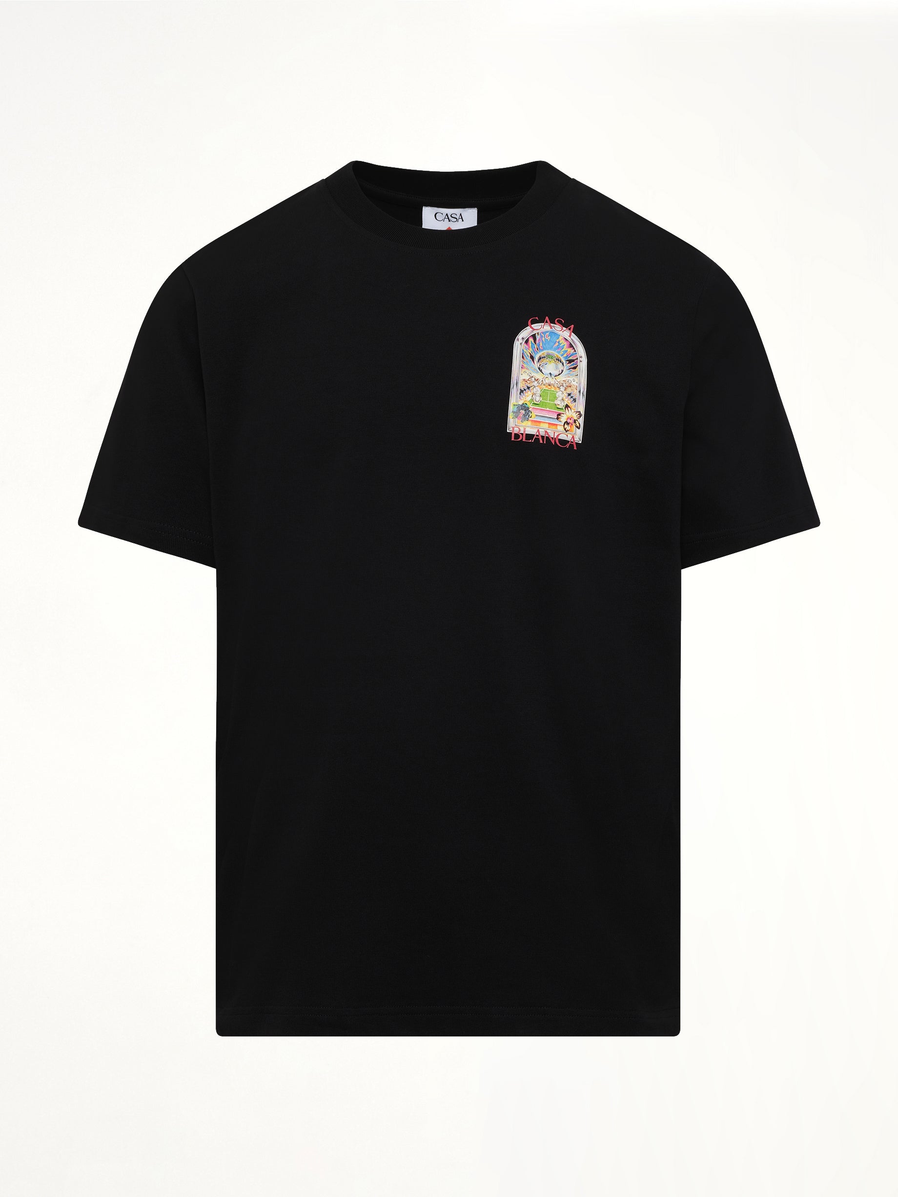Tennis Landscape Classic T-Shirt in Black
