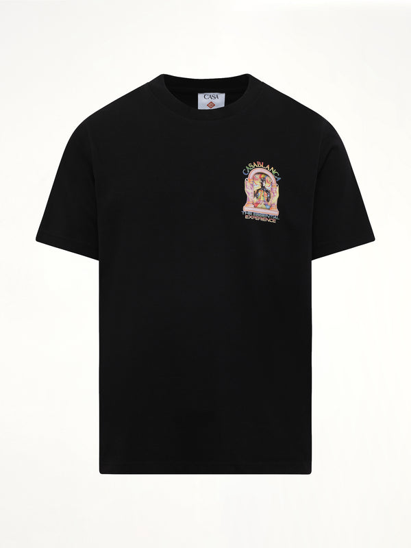 ブラックのザ エッセンシャル エクスペリエンス ラルシュ クラシック Tシャツ