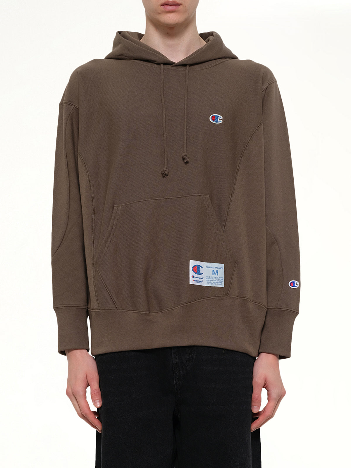 Champion x UC Hoodie in Khaki Gray
