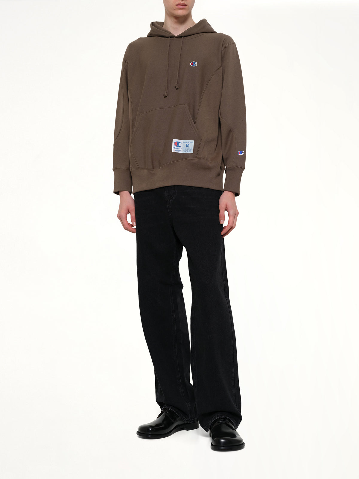 Champion x UC Hoodie in Khaki Gray