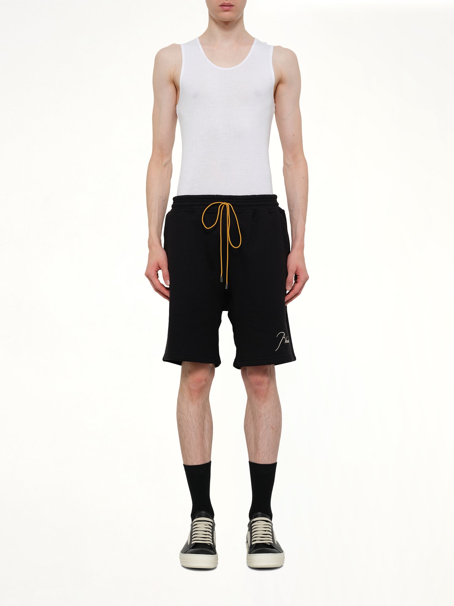 Classique Sweatshorts in Black/White