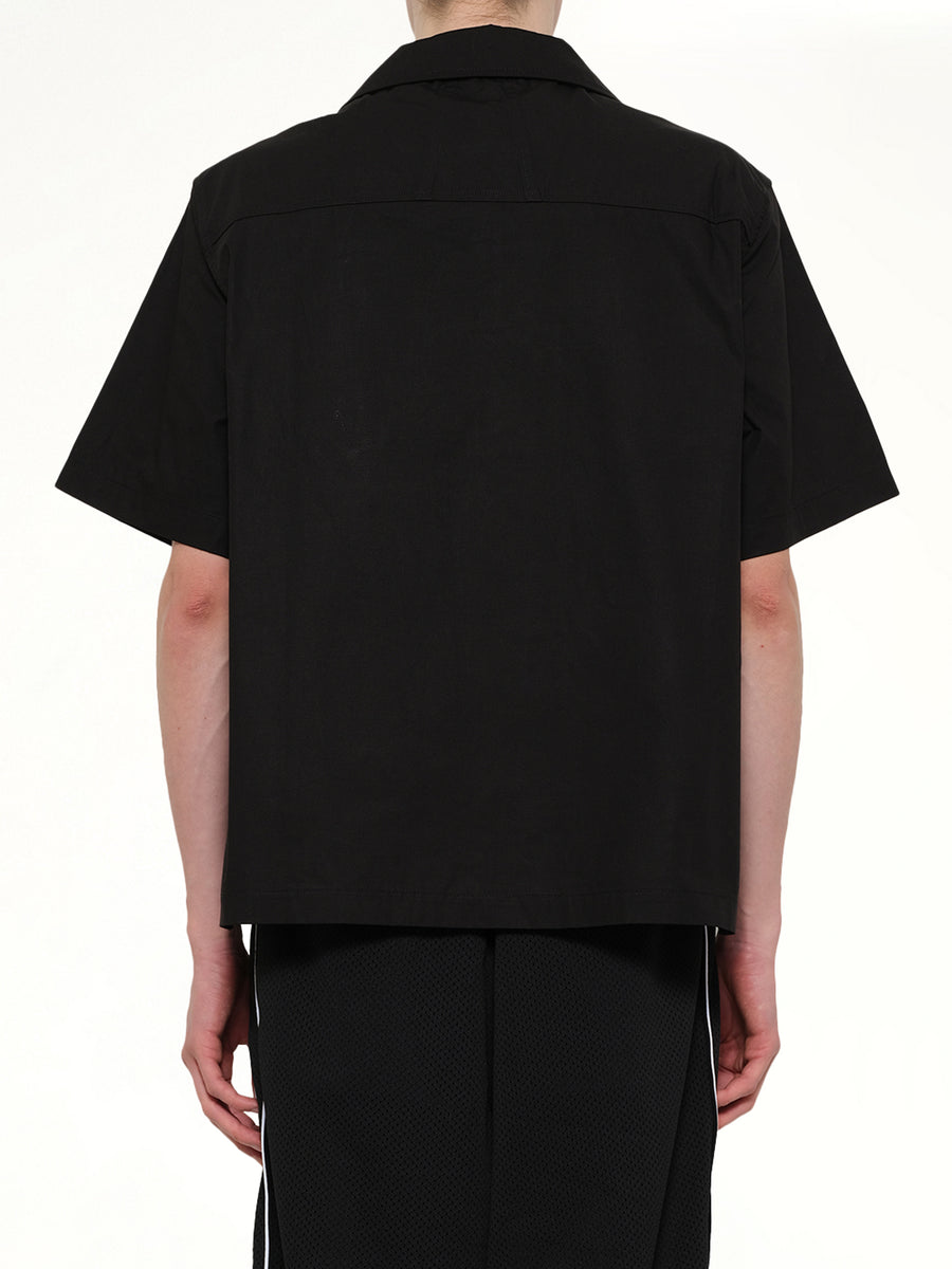 Rhude Regatta Club Shirt in Black/White/Red