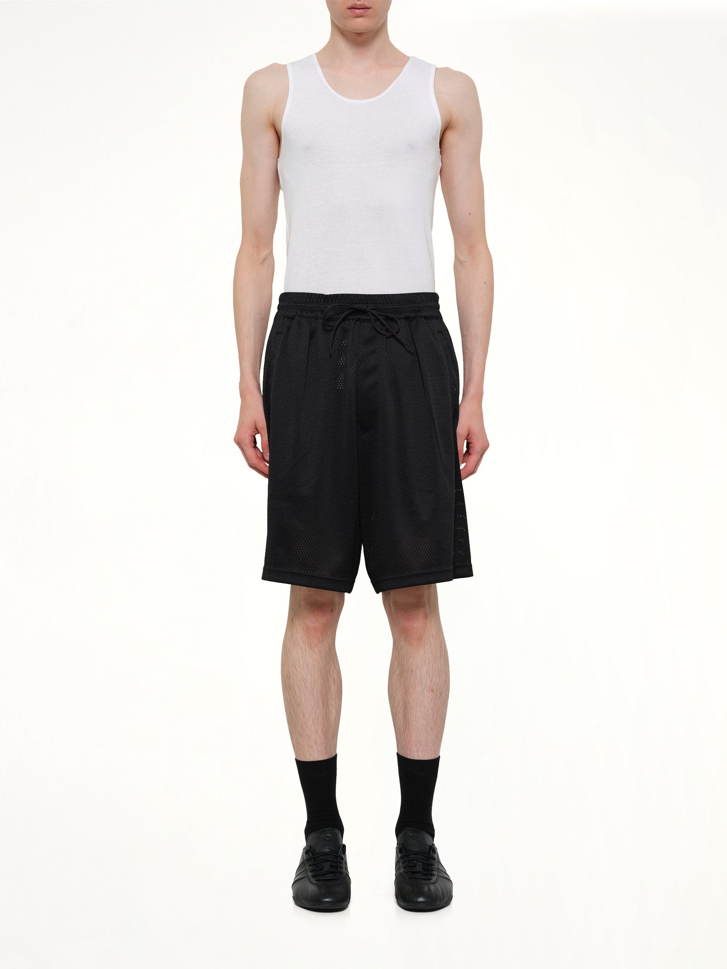 Mesh Shorts in Black