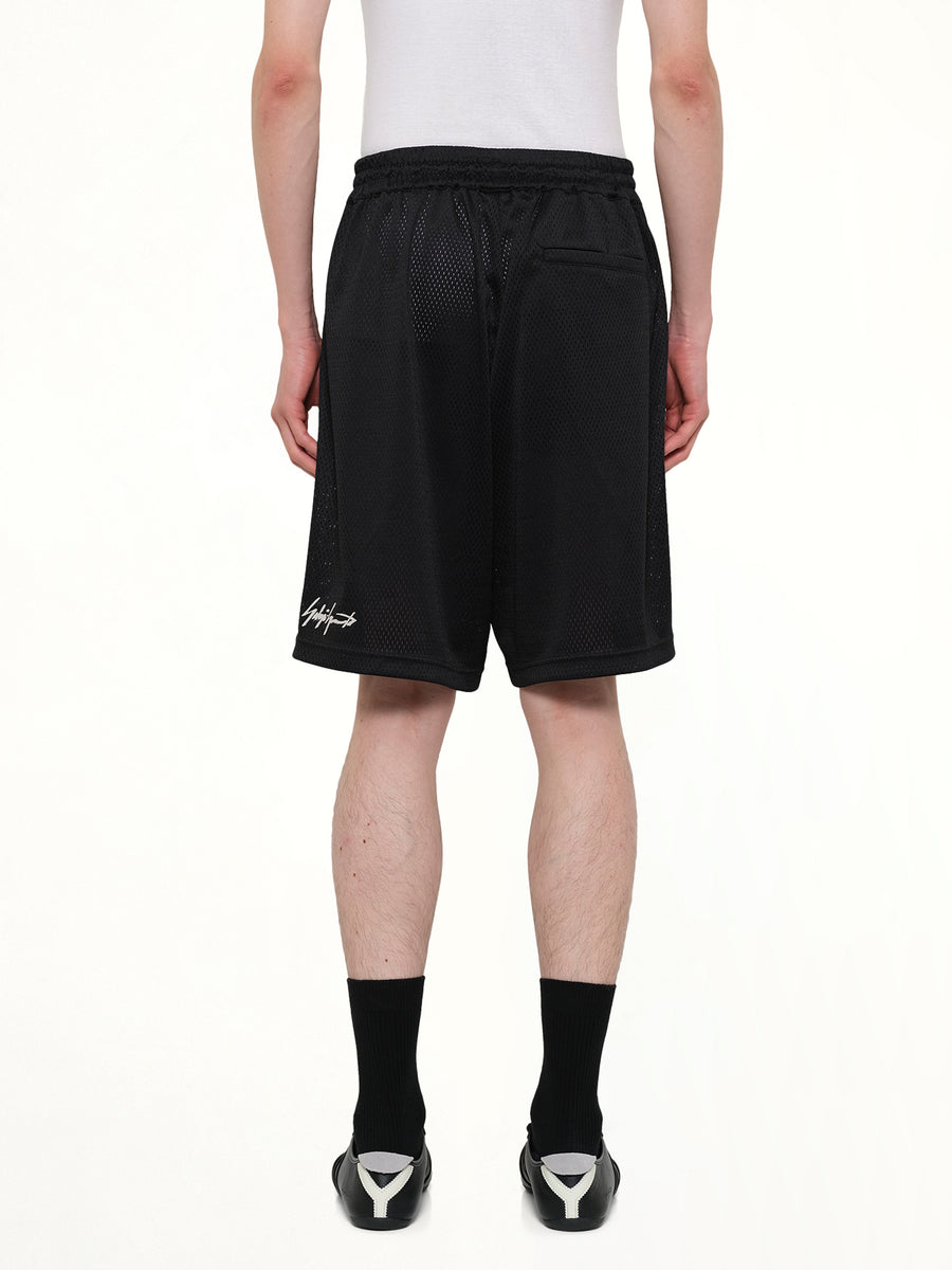 Mesh Shorts in Black