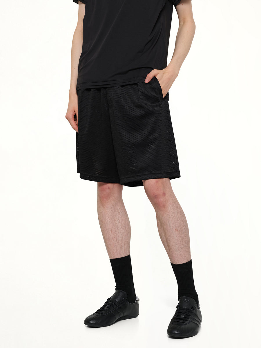 Mesh Shorts in Black