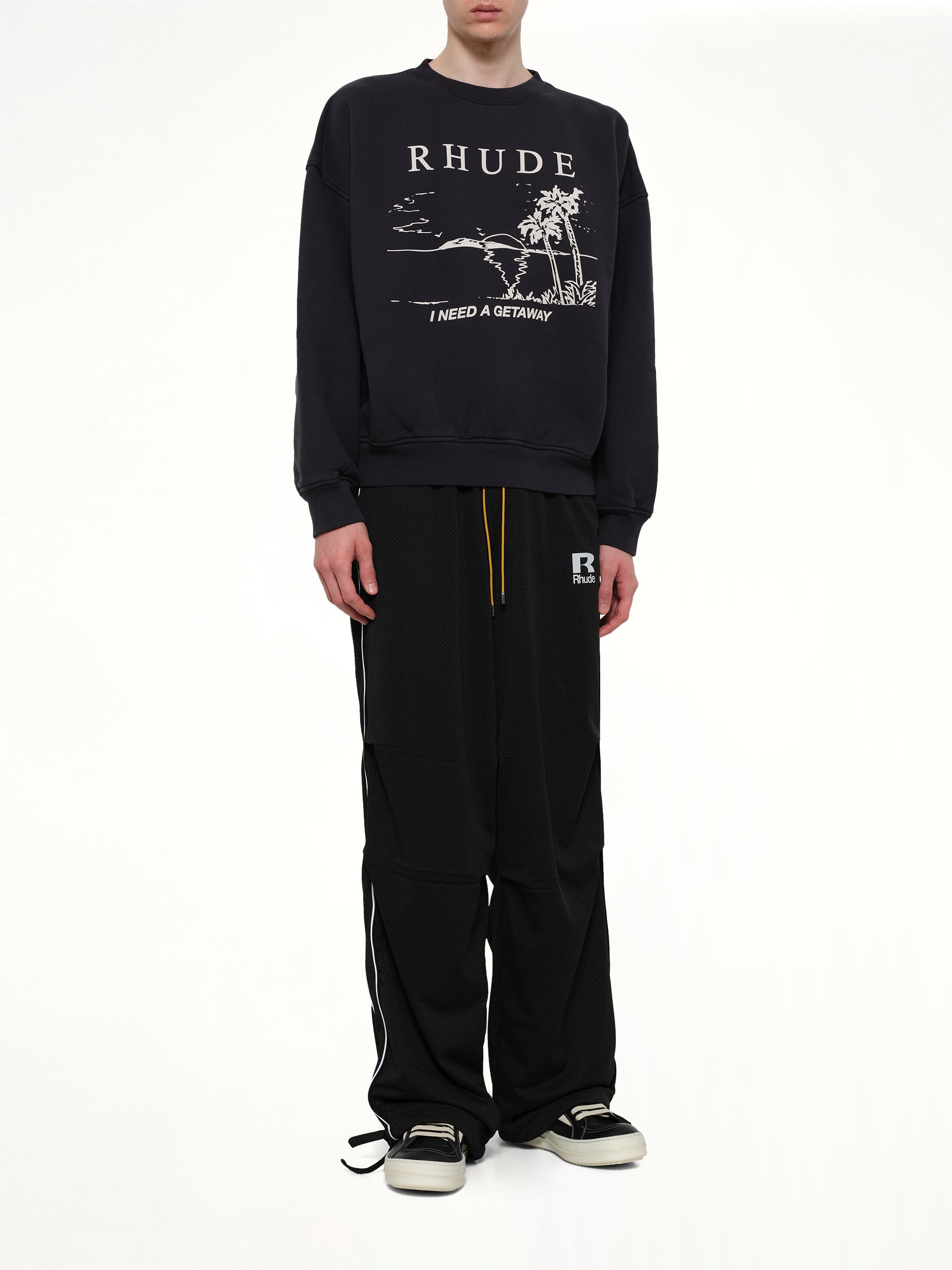I Need A Getaway Sweatshirt in Vintage Black