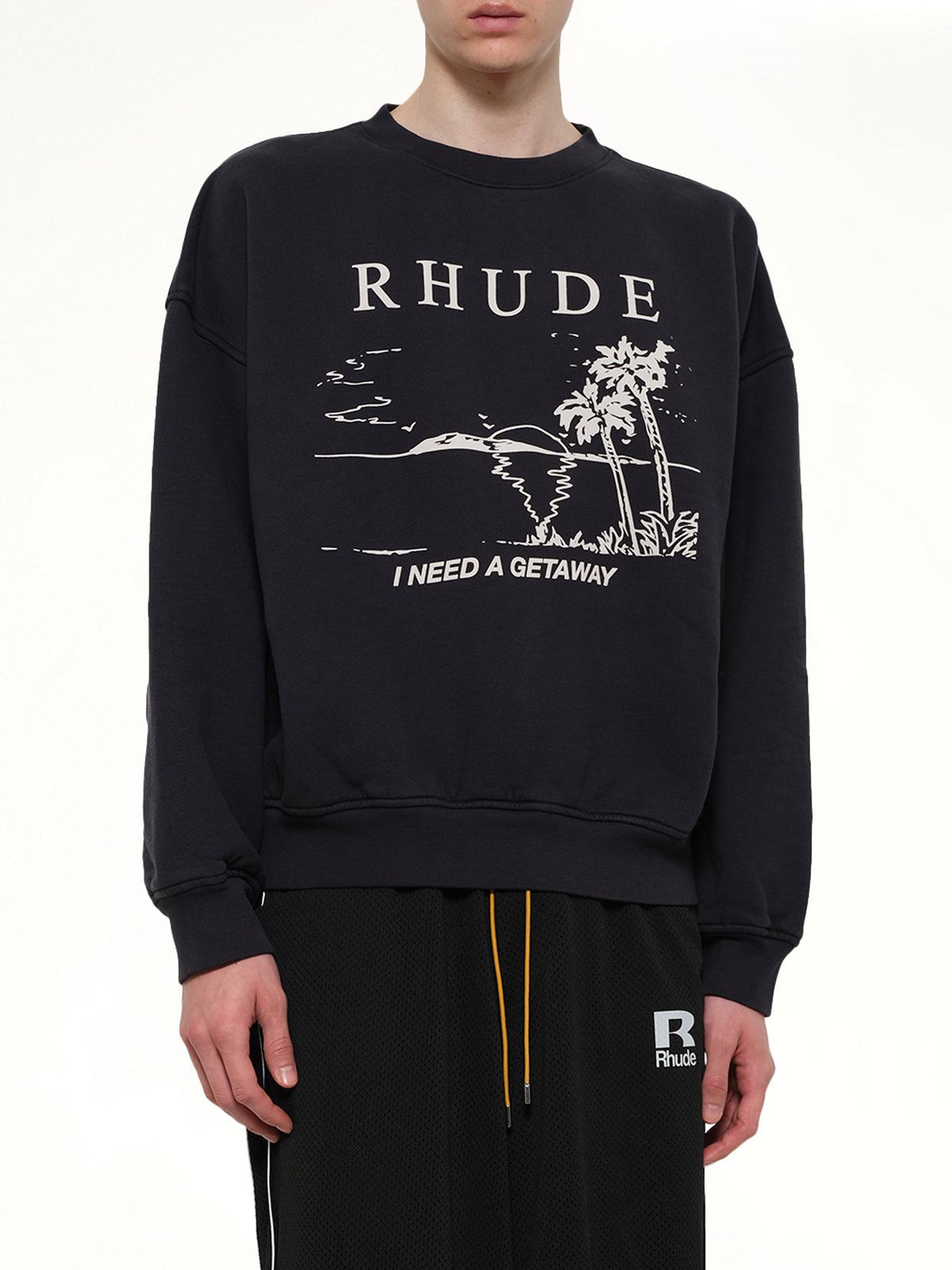 I Need A Getaway Sweatshirt in Vintage Black
