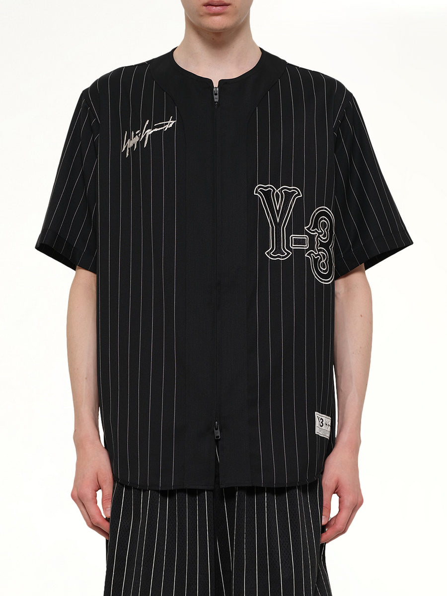 Elite 5 Baseball Top in Black