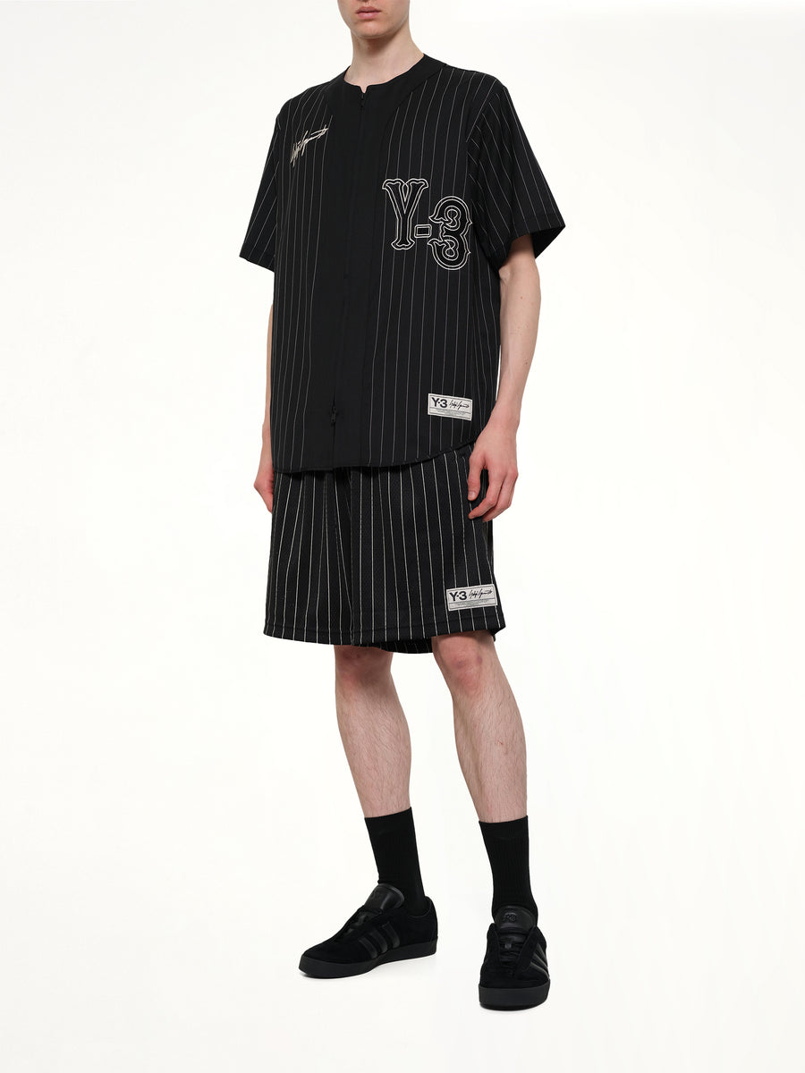 Elite 5 Baseball Top in Black