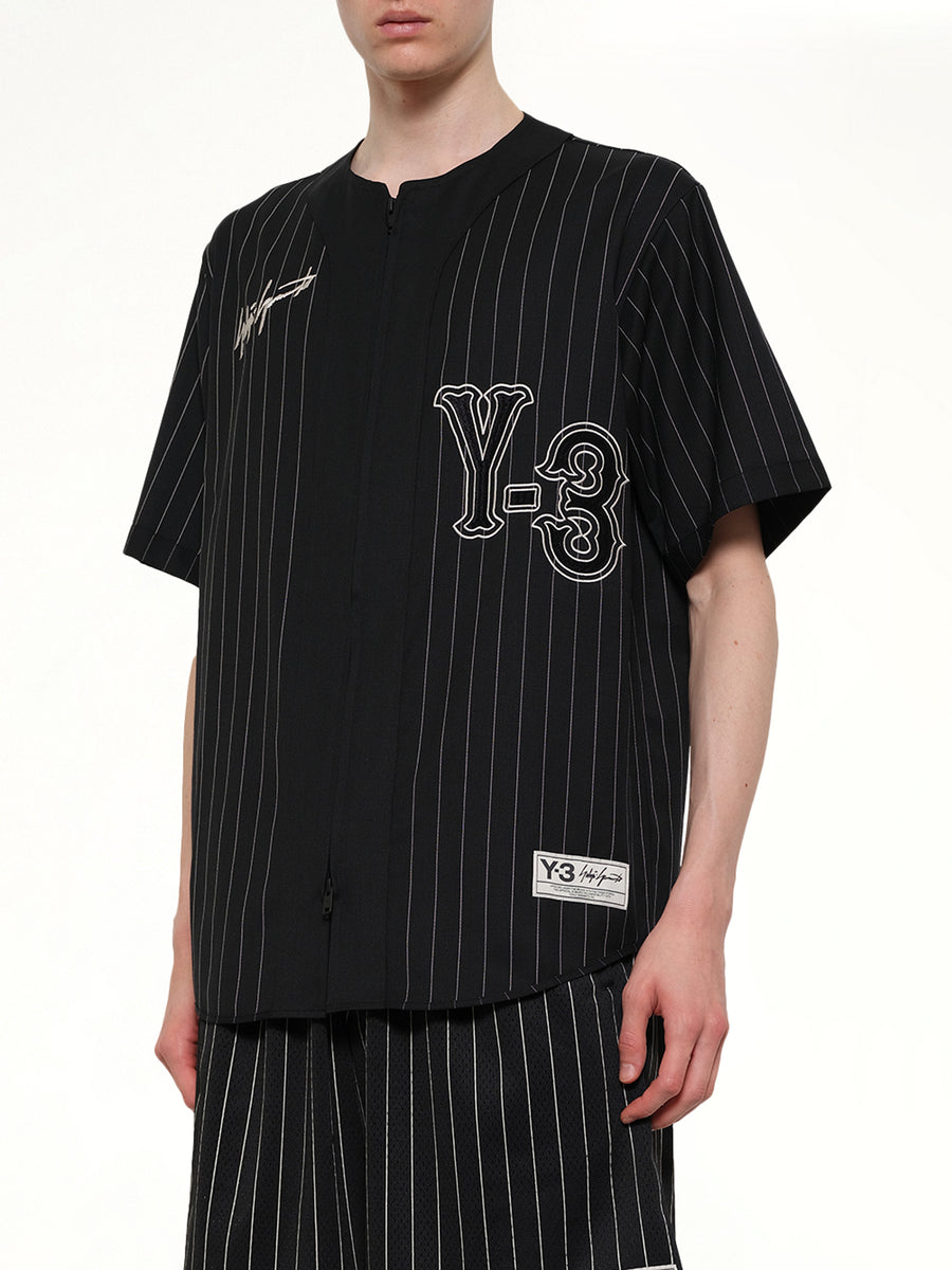 Elite 5 Baseball Top in Black