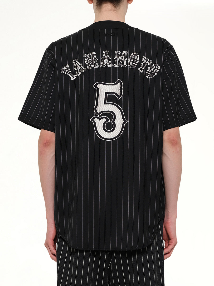 Elite 5 Baseball Top in Black