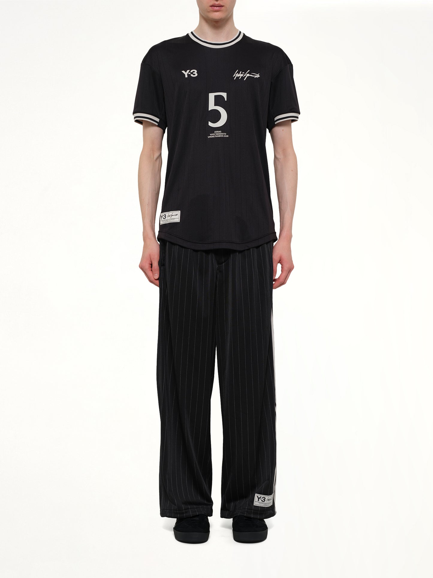 Elite 5 Football Jersey in Black