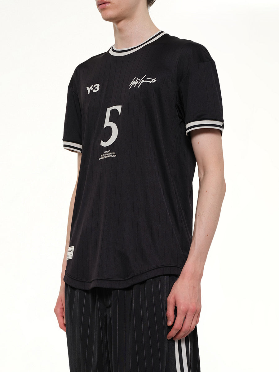 Elite 5 Football Jersey in Black