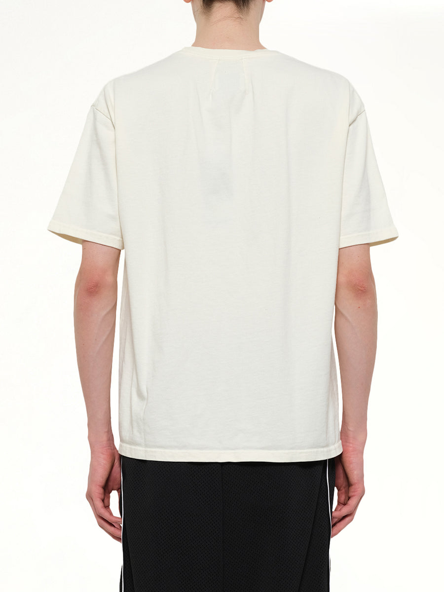 Rhude Regatta Club T-Shirt in Vintage White/Black