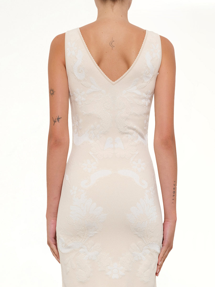 Mini Dress in Beige