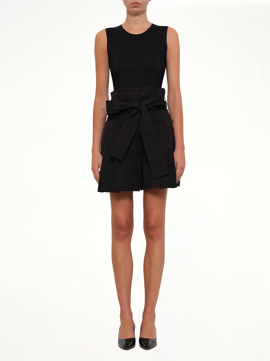 Cotton Shorts in Black