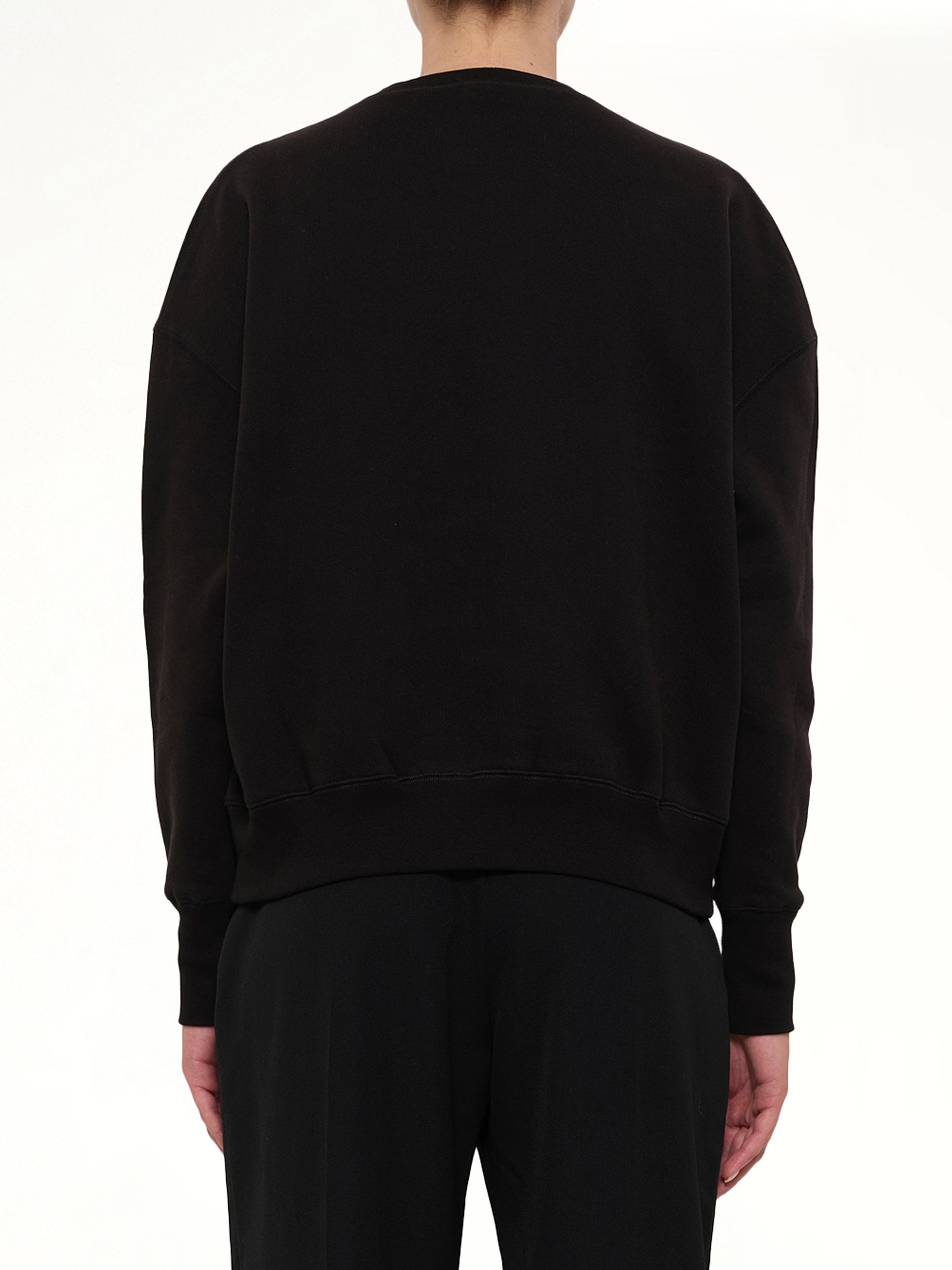 Embroidered Sweatshirt in Black