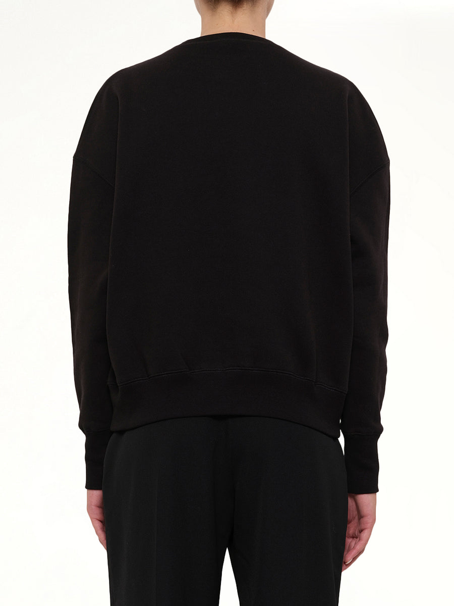 Embroidered Sweatshirt in Black