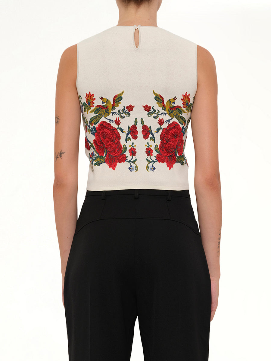 Engin Sleeveless Top in Ivory