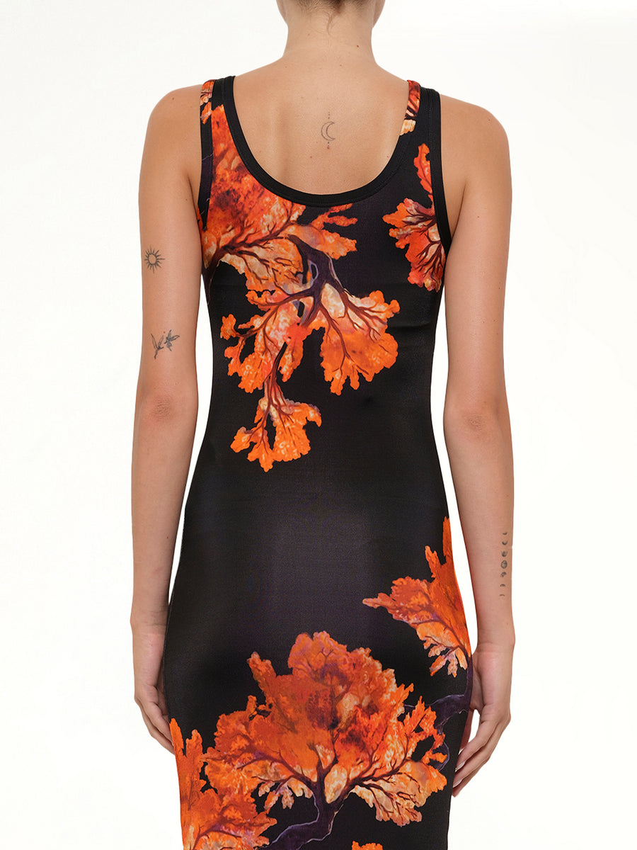 Podium Robe Dress in Multicolor