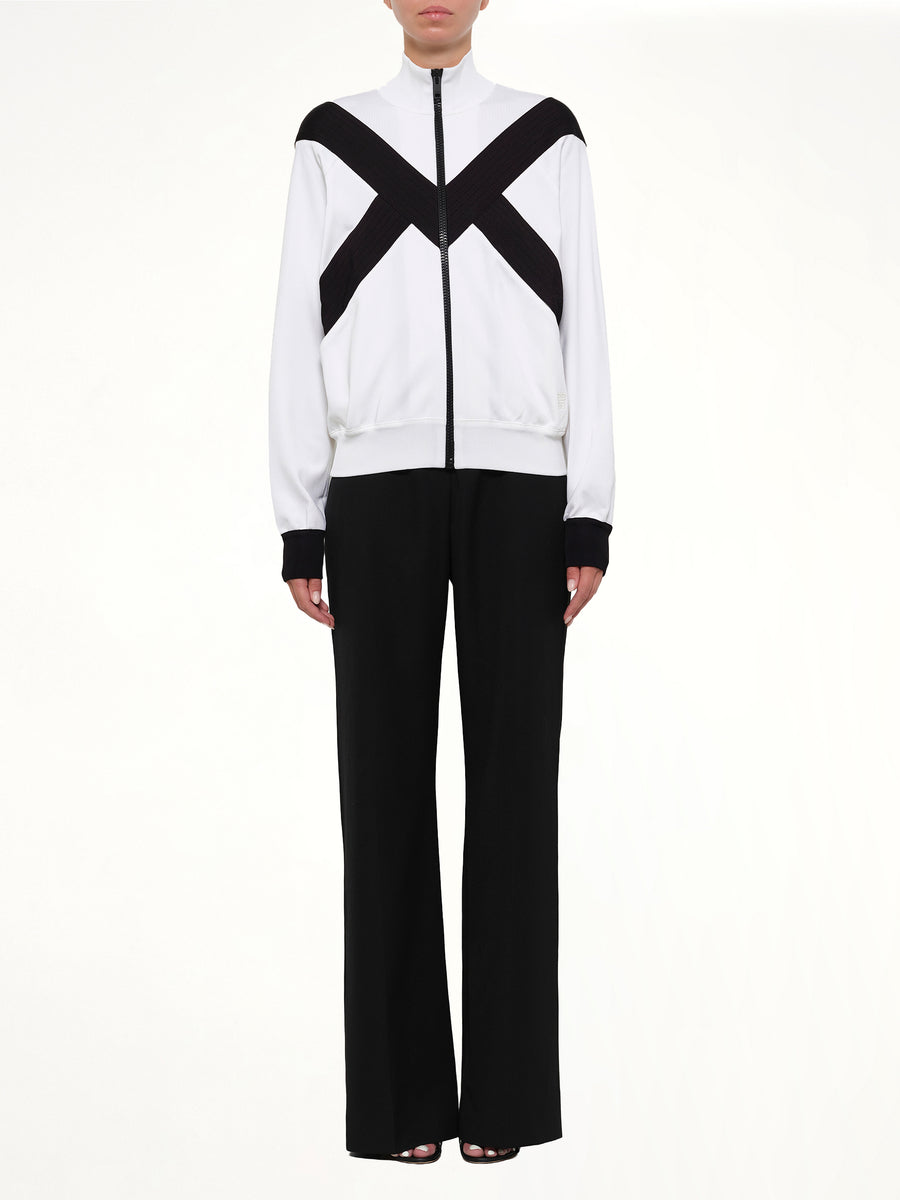 Turtle Neck Multi Sweater in Black