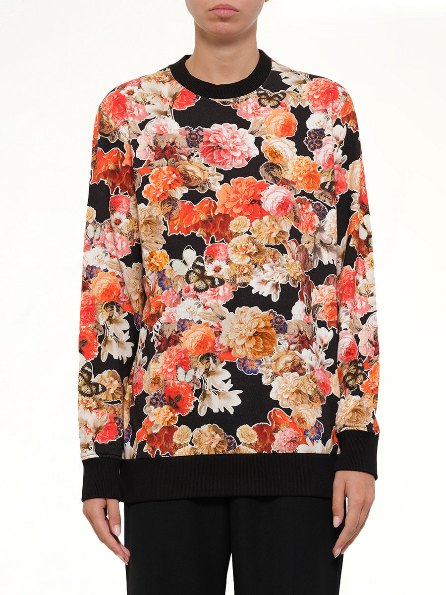 Sweatshirt in Floral Multicolour